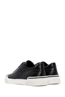 Men's Black Lace-up Leather Sneaker | Derimod