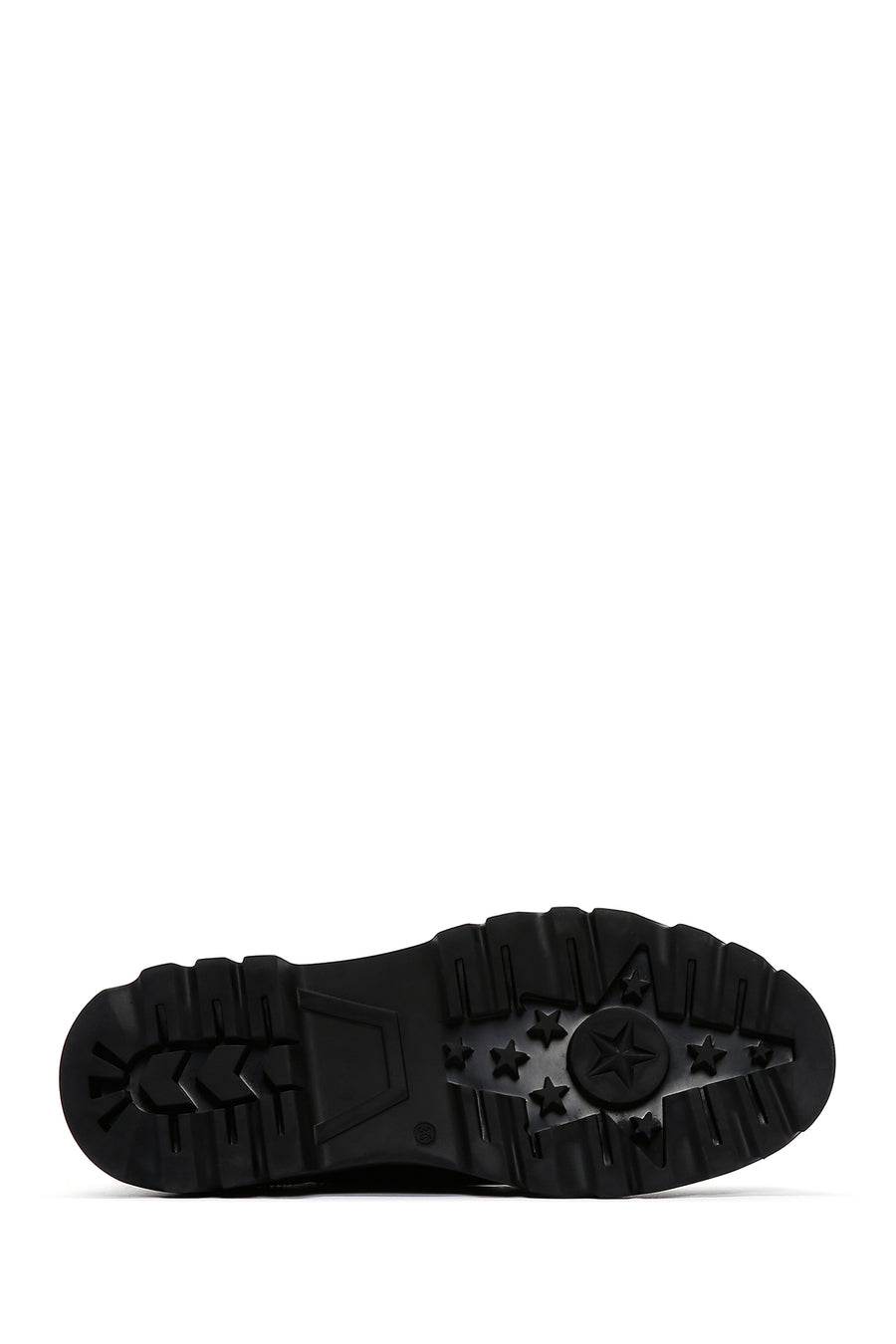 Women's Black Lace-Up Leather Casual Shoes