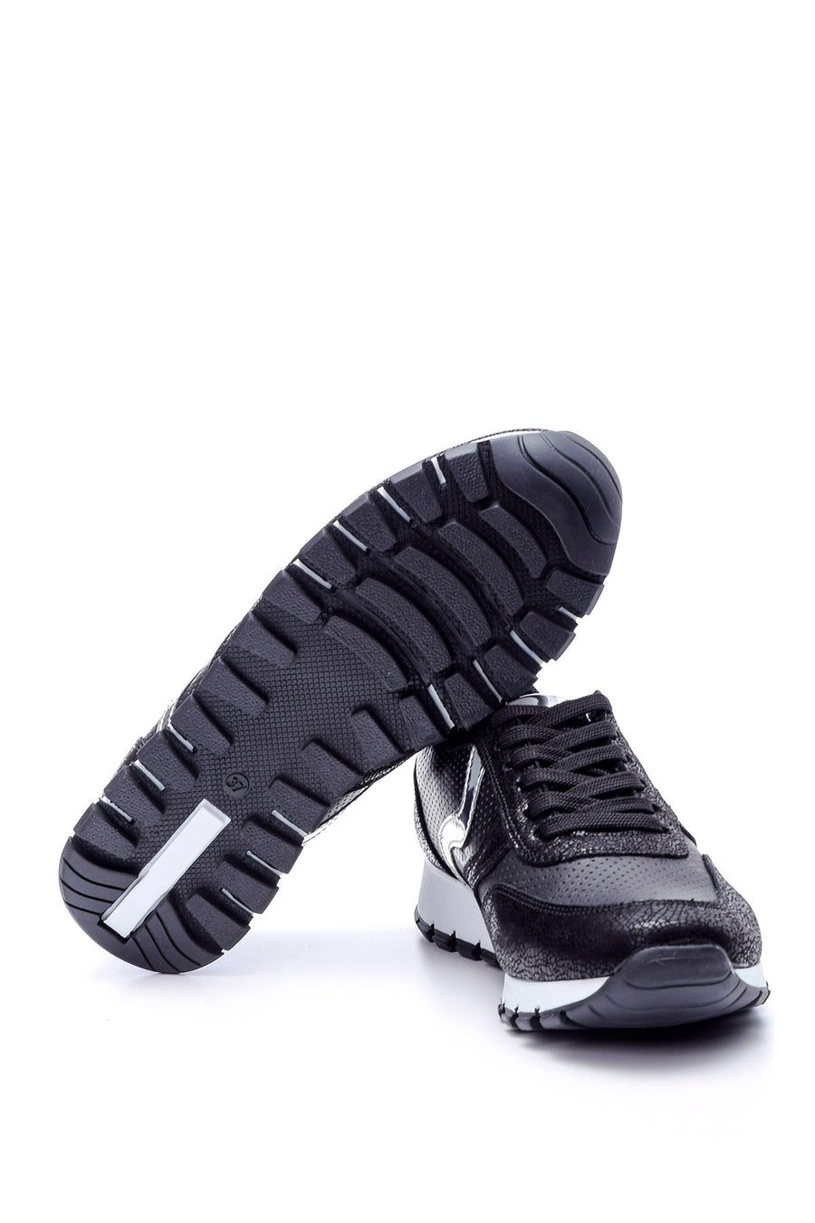 Women's Silver Detailed Sneaker