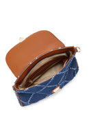 Women's Blue Long Strap Jean Fabric Shoulder Bag | Derimod