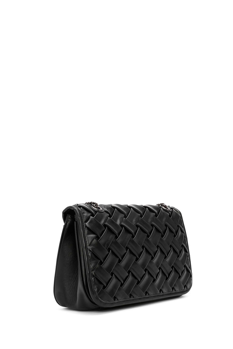 Women's Black Long Strap Crossbody Bag