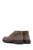 Male Mink Lace-up Suede Boots | Derimod