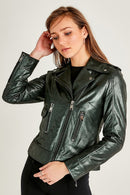 Sasha Women's Leather Jacket | Derimod