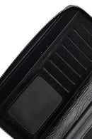 Men's Black Leather Mini Handbag | Derimod