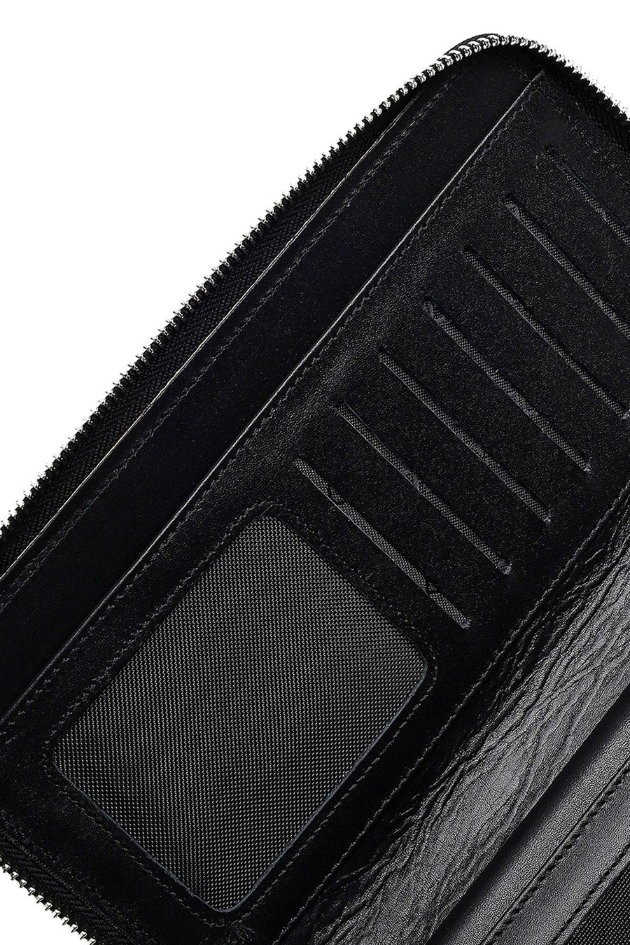 Men's Black Leather Mini Handbag