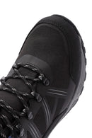 Derimod Dry Men's Black Laced Waterproof Leather Outdoor Boots | Derimod