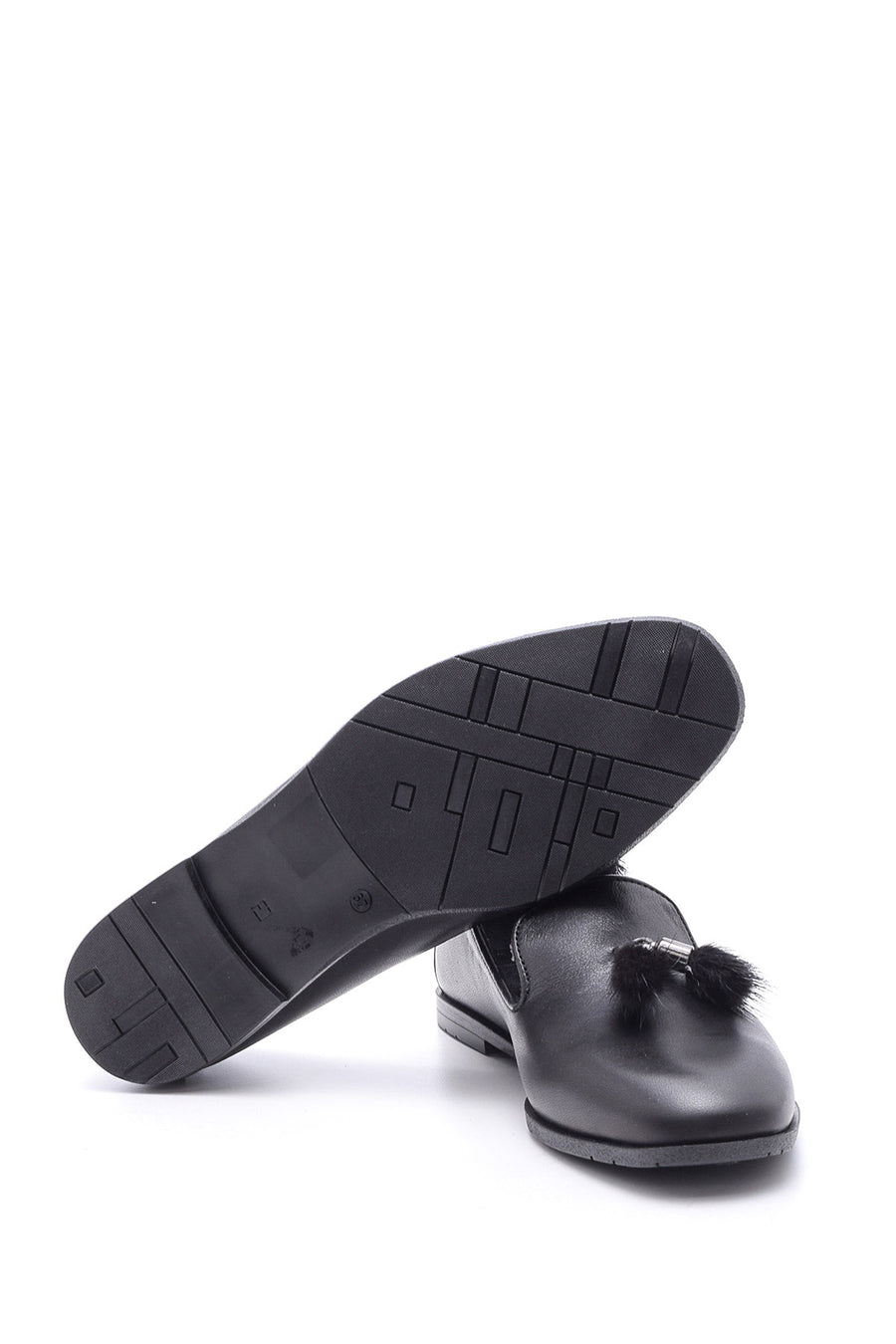 Women's Feather Detailed Leather Loafer