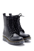 Women's Transparent Sole Patent Leather Boots | Derimod
