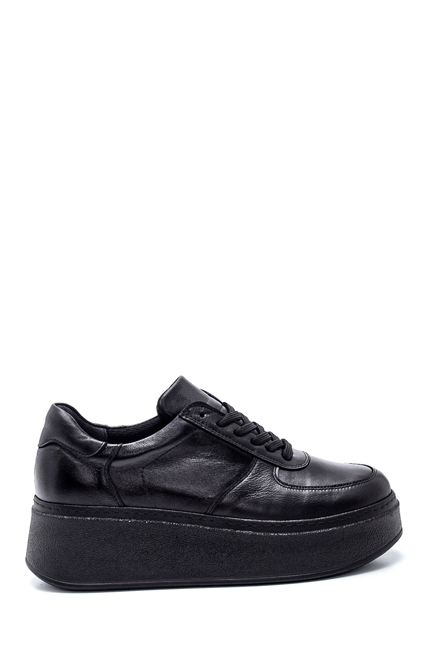 Women's Leather Thick Soled Shoes 21WFD370818 | Derimod