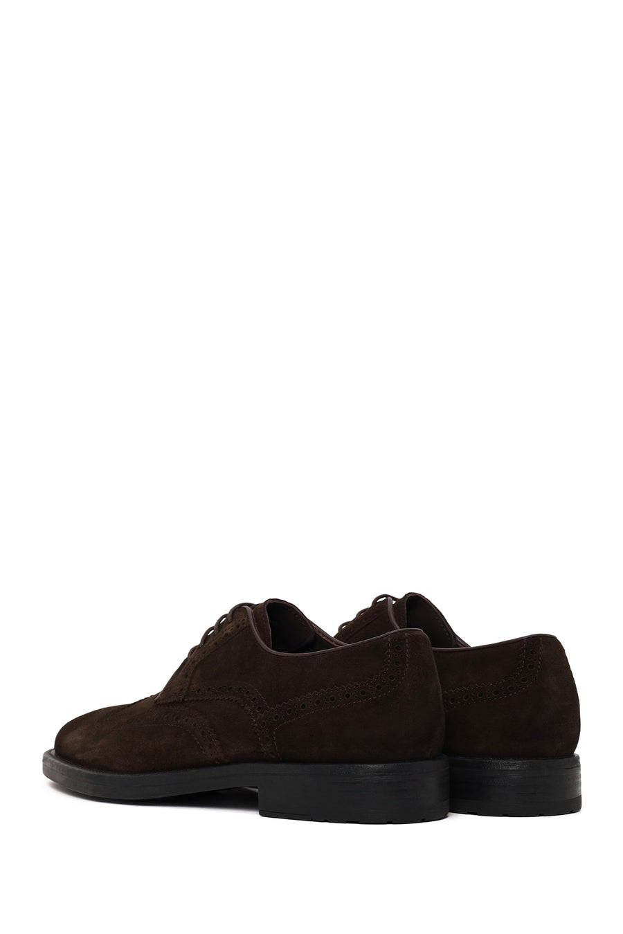 Male Brown Lace-up Suede Casual Shoes