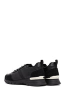 Kadın Siyah Bağcıklı Deri Sneaker | Derimod