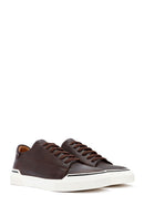 Men's Brown Lace-Up Leather Sneakers | Derimod