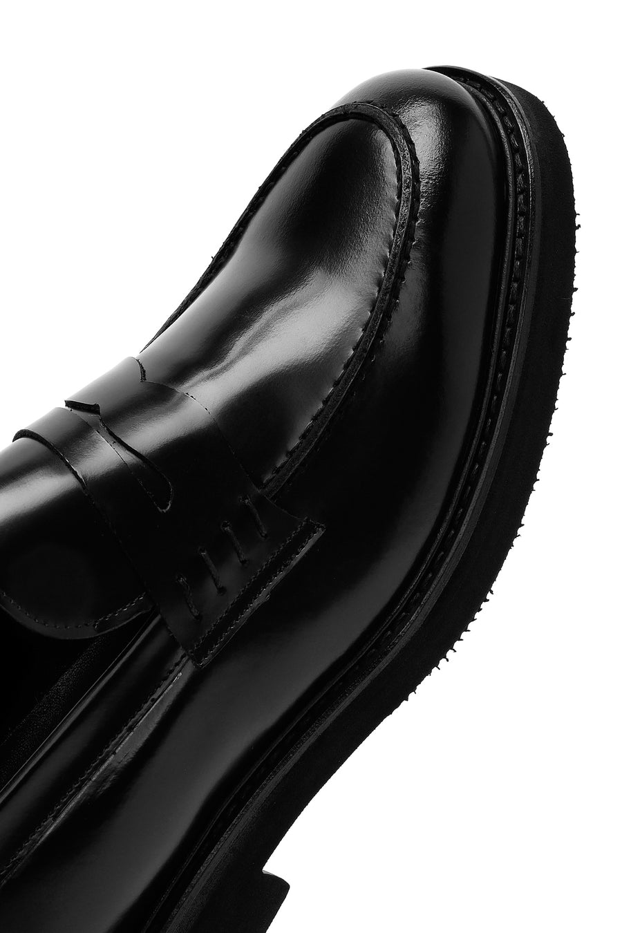 Men's Black Leather Classic Loafer