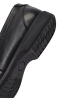 Male Black Leather Classic Loafer | Derimod