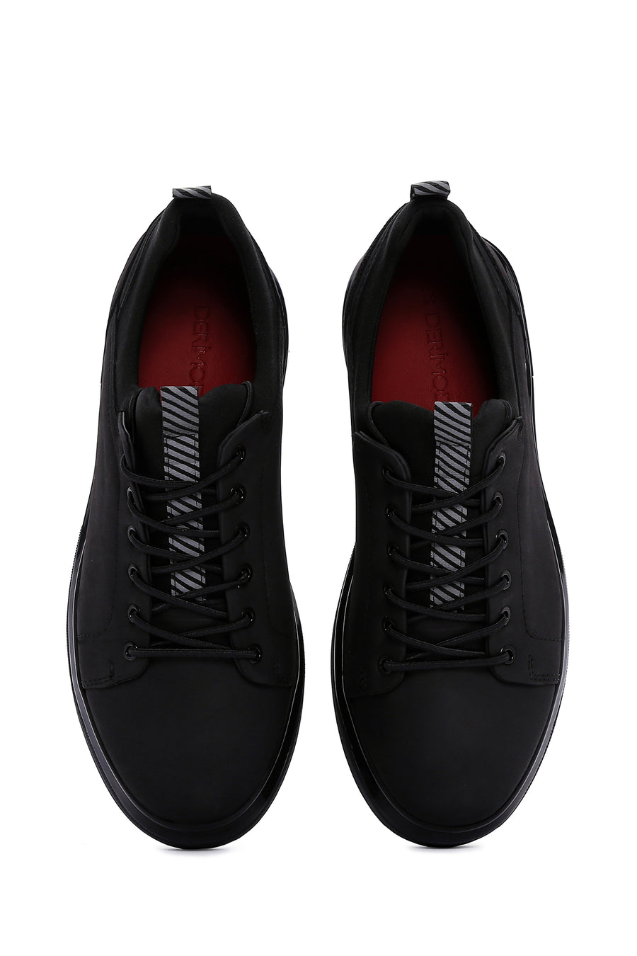 Erkek Siyah Nubuk Deri Sneaker