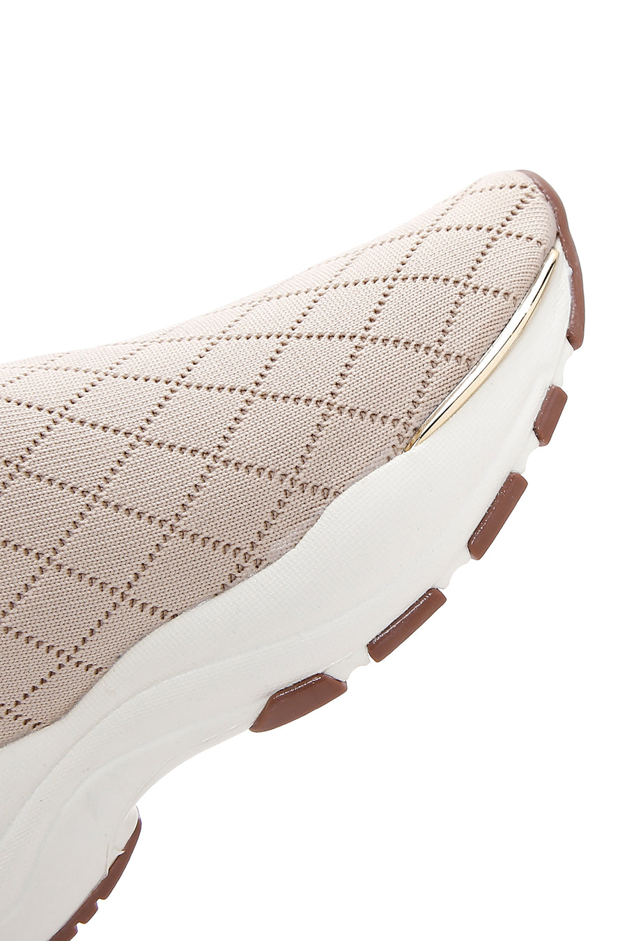 Derimod Zero Women's Beige Patterned Thick Soled Sneakers