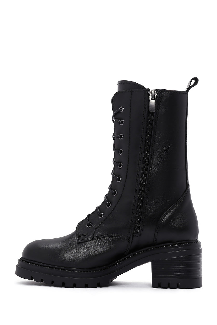 Women's Black Leather Boots