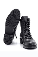 Women's Lace-Up Leather Boots | Derimod