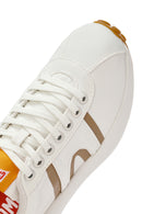 Camper Men's White Pelotas Athens Lace-Up Fabric Sneakers | Derimod