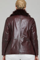 Samantha Women's Leather Jacket | Derimod