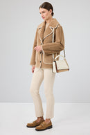Vald'isere Women Camel Teddy Coat | Derimod