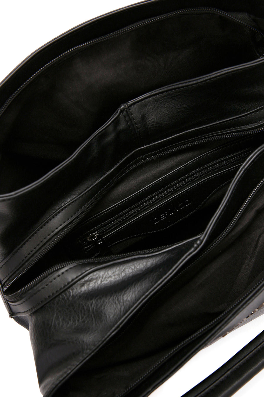 Women's Black Long Strap Shoulder Bag