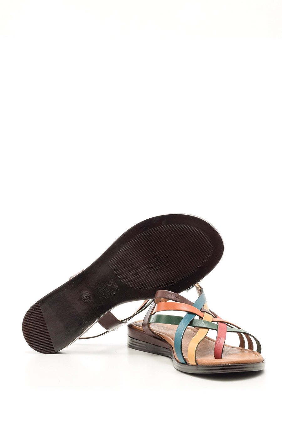 Women's Colorful Leather Sandals