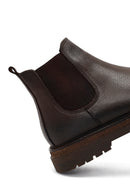 Male Brown Leather Chelsea Boots | Derimod