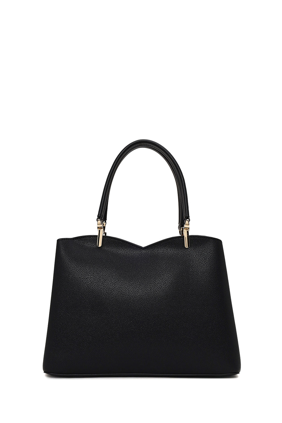 Woman Black Long-Strap Shoulder Bag