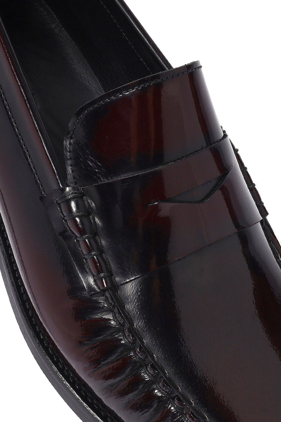 Men's Burgundy Leather Classic Loafer