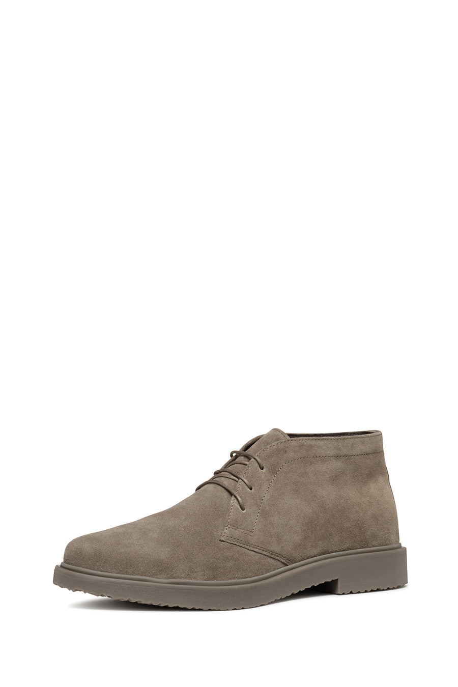 Geox Men's Cream Massimiano Laced Suede Leather Boots