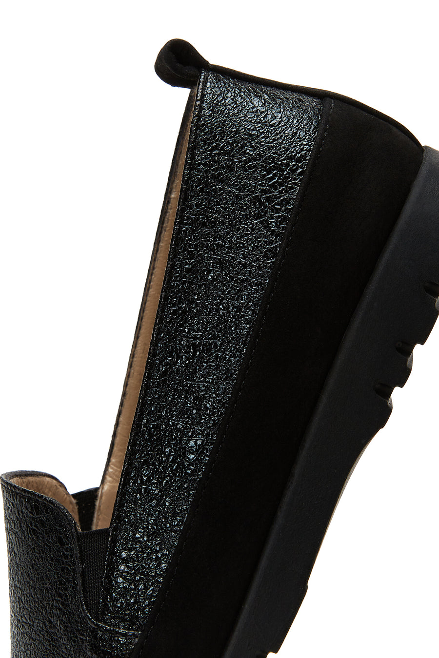 Kadın Siyah Deri Comfort Loafer