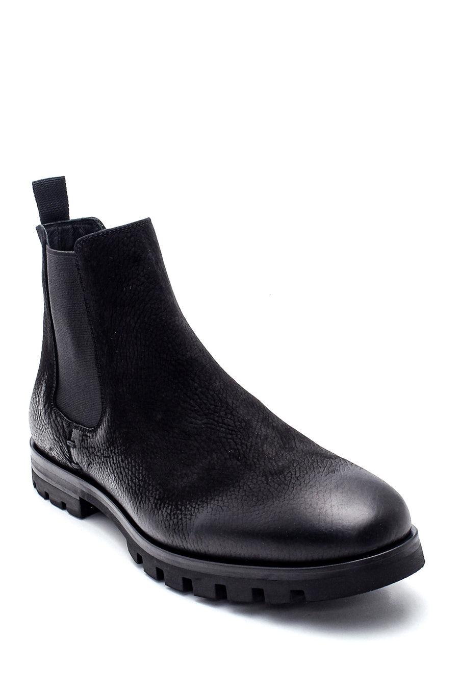 Men's Leather Nubuck Chelsea Boots