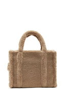 Women's Camel Plush Handbag | Derimod