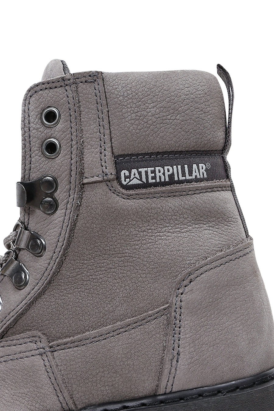 Caterpillar Women's Gray Sophist Nubuck Leather Boots
