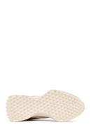 Women's Pink Lace-Up Thick-Soled Sneaker | Derimod