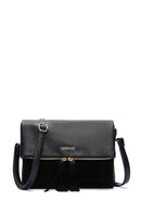 Women's Black Long Strap Crossbody Bag | Derimod