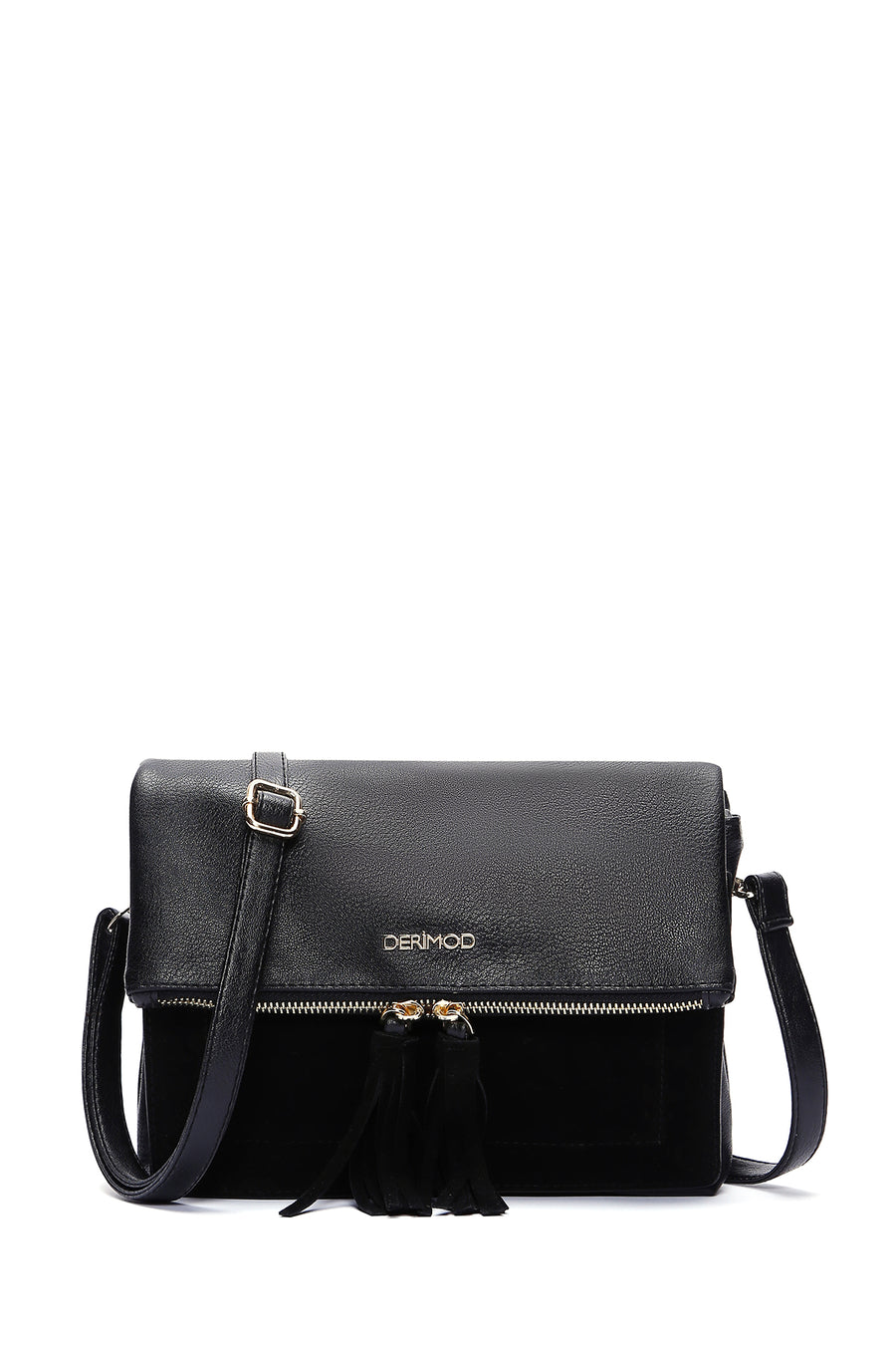 Women's Black Long Strap Crossbody Bag 25SBD210514 | Derimod