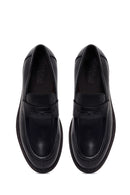 Derimod Black Erkek Siyah Deri Casual Loafer | Derimod