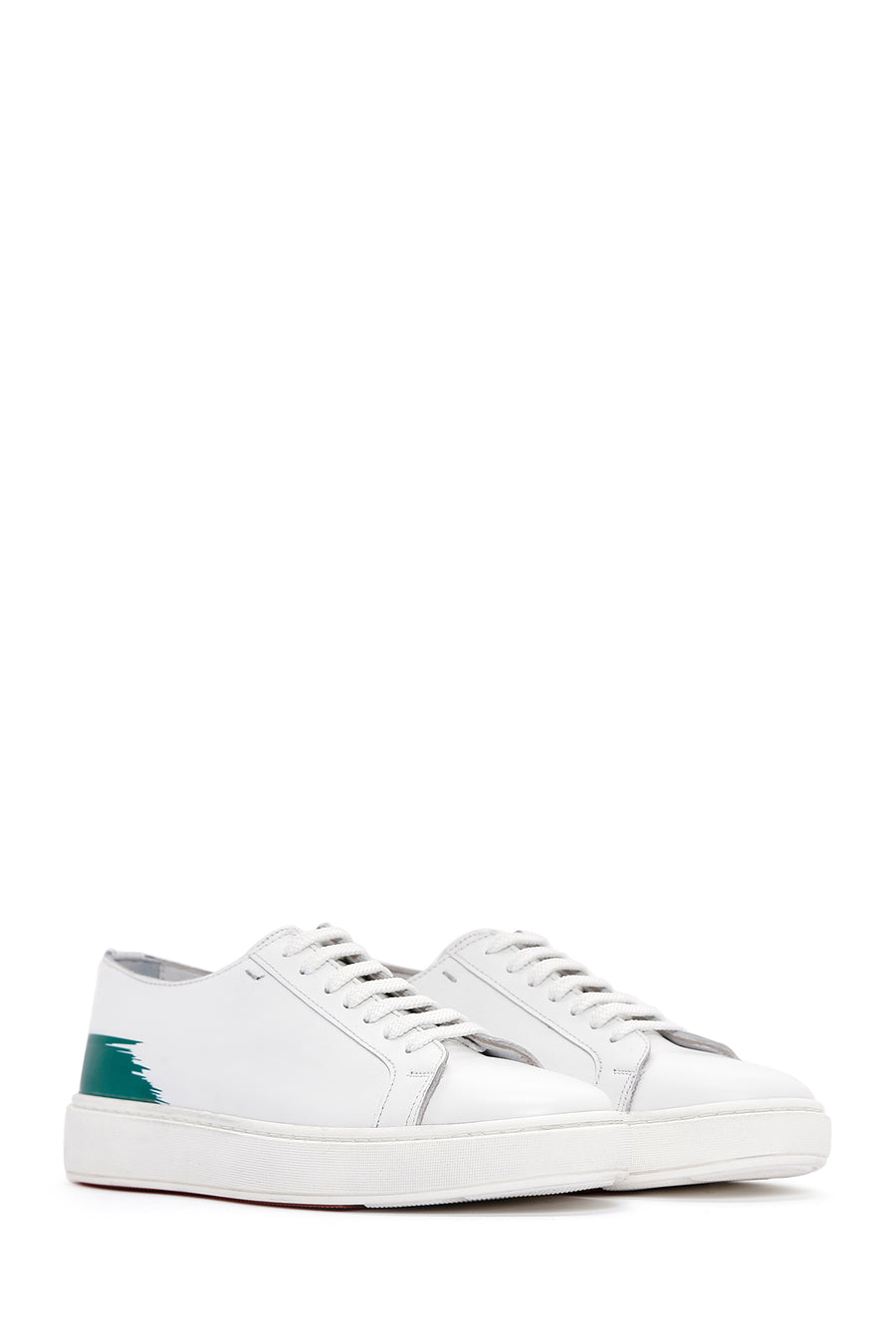 Men's White Leather Sneaker