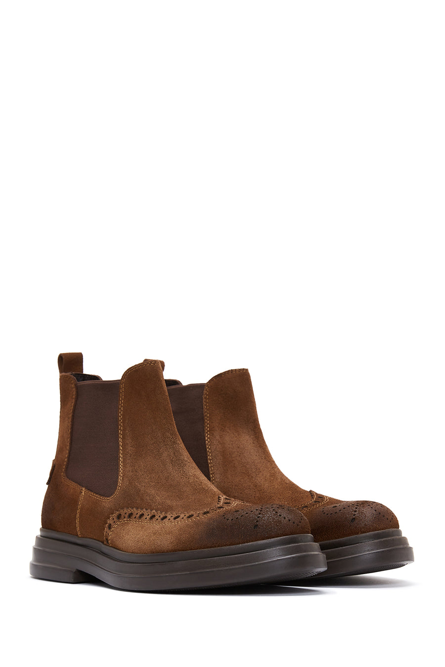 Men's Suede Leather Chelsea Boots