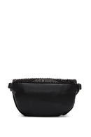 Women's Black Long Strap Stone Cross Bag | Derimod