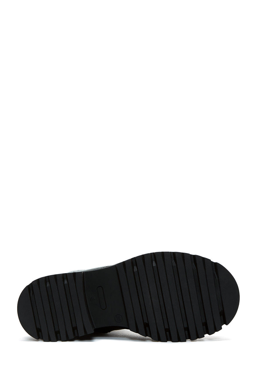 Women's Black Leather Zippered Boots