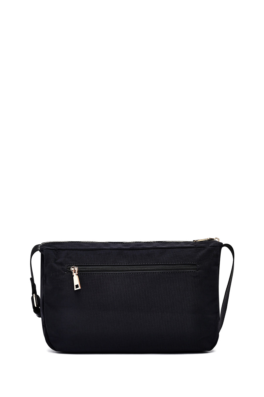 Women's Black Fabric Crossbody Bag