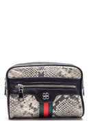 Women's Crocodile Pattern Waist Bag | Derimod