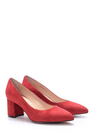 Women's Suede Heeled Shoes | Derimod