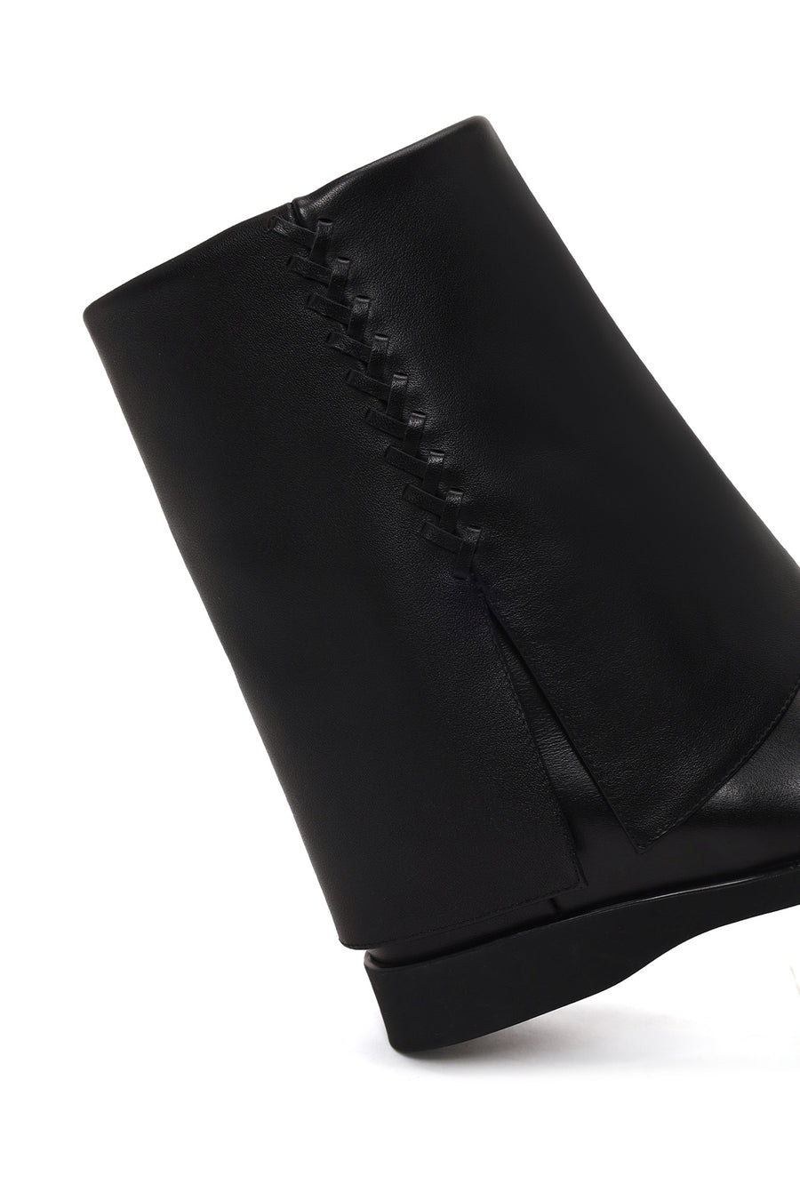 Woman Black Leather Boots