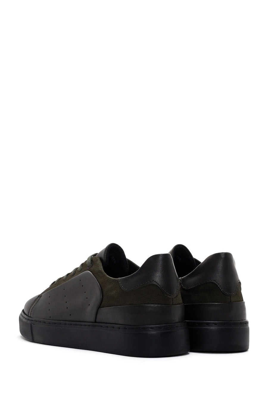 Men's Green Leather Sneaker