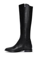 Women's Black Zipper Buckle Detail Boots | Derimod