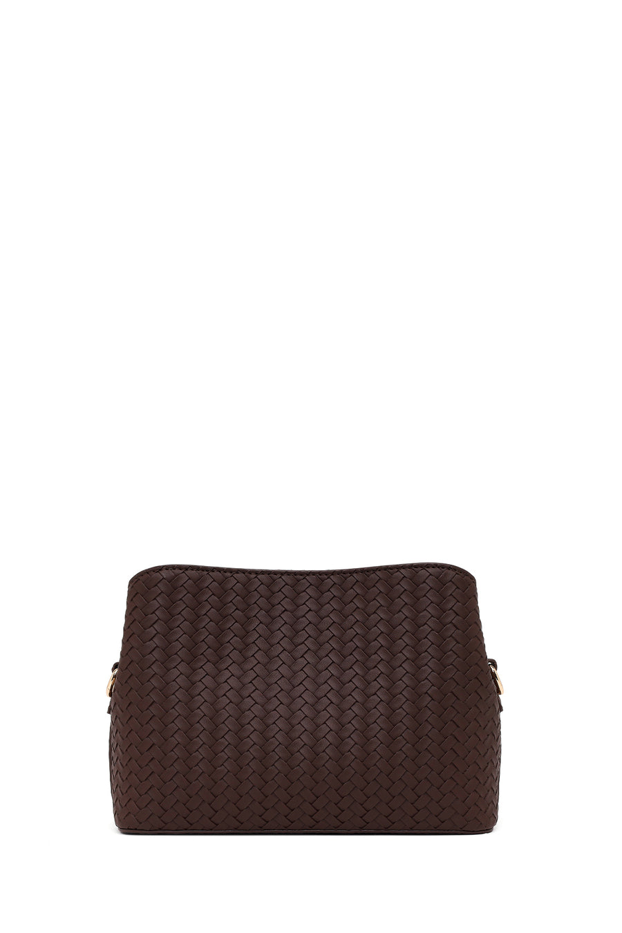 Woman Brown Long-Strap Printed Crossbody Bag